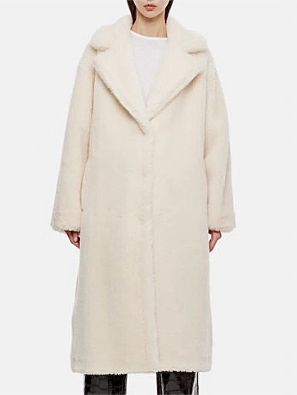 NEW Stand Studio Cream Teddy Coat
